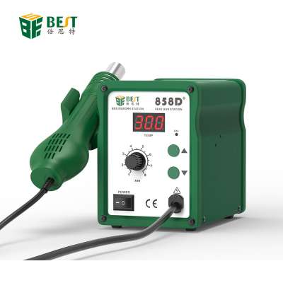 BEST-858+ hot air quick rework station with heat gun soldering gun